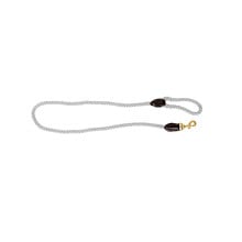 120cm Classic Leather & Cotton Rope Dog Lead
